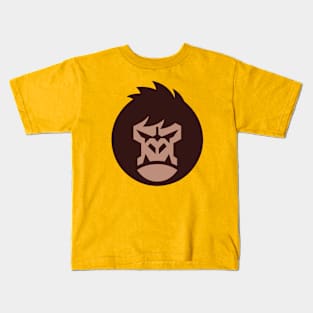 Angry Gorilla Face Kids T-Shirt